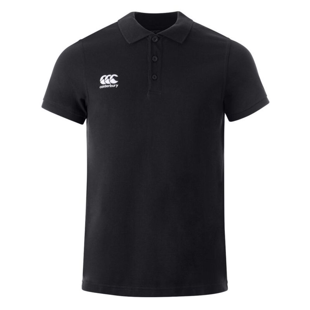 Canterbury Unisex Adult Polo Shirt / Black